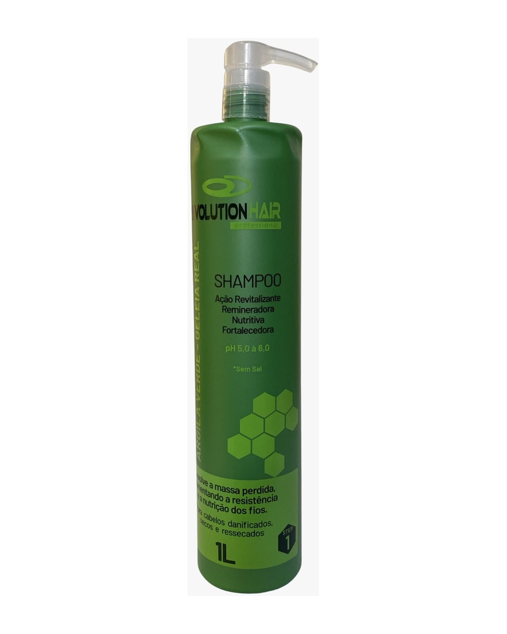 Shampoo Argila Verde & Geléia Real Profissional
