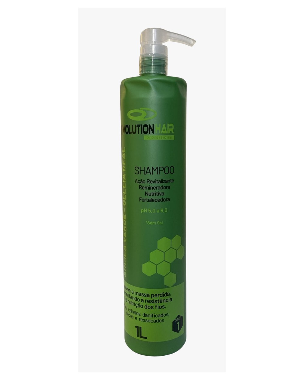 Shampoo Argila Verde & Geléia Real Profissional